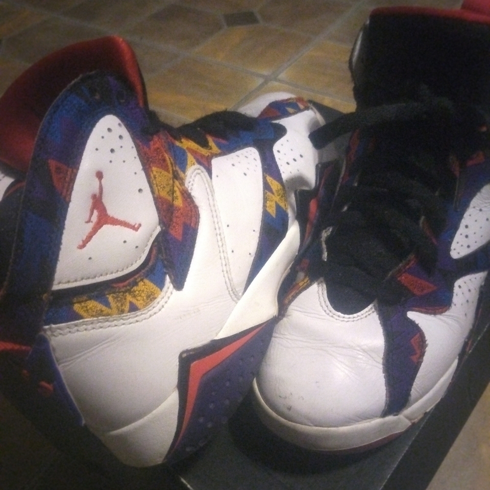 Jordan Kids Sneakers - White, Red, Blue, Yellow